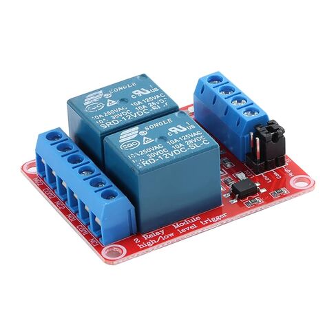وحدة تتابع بقناتين 12 فولت لمشاريع Arduino، وعزل Optocoupler، ومشغل عالي/منخفض المستوى، ولوحة توسيع in Saudi Arabia