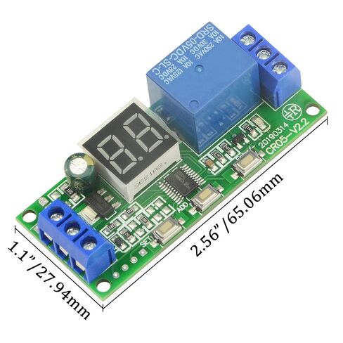 XINGYHENG Multifunctional Relay Module DC 5V Trigger Cycle Delay Turn Off and Turn On Display Relay Expansion Plate Load Controlled Relay Timer Switch Module for Industrial Automation Process in Saudi Arabia