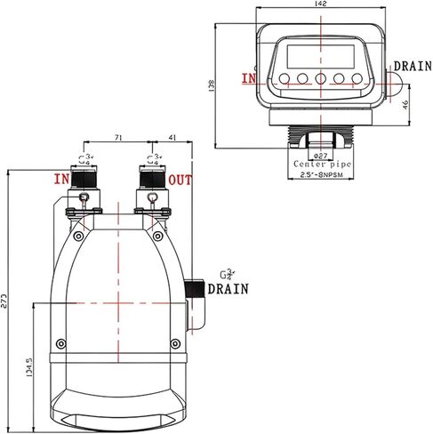 صمام فلتر أوتوماتيكي عالي الدقة موثوق به لأنظمة الترشيح PLC Core 220V in Kuwait