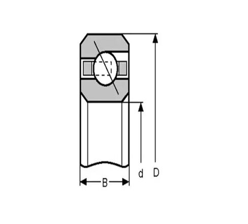Thin Section Bearing KD070AR0/KD080CP0/KD090XP0/KD110AR0/KD120CP0 Slim Searings Open Type Ball Bearings Types(KD080AR0) in Saudi Arabia