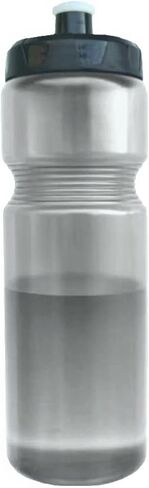 24oz Squeeze Bike Water Bottle,Clear,Leak Proof, BPA-Free, Fit Bike Cages, Gym Cycling Hiking. (Light Grey) in Saudi Arabia