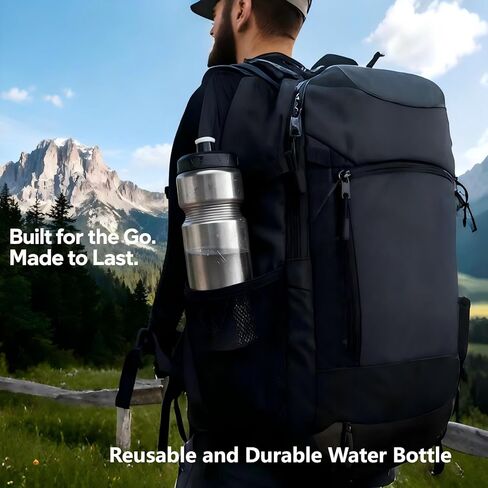 24oz Squeeze Bike Water Bottle,Clear,Leak Proof, BPA-Free, Fit Bike Cages, Gym Cycling Hiking. (Light Grey) in Saudi Arabia