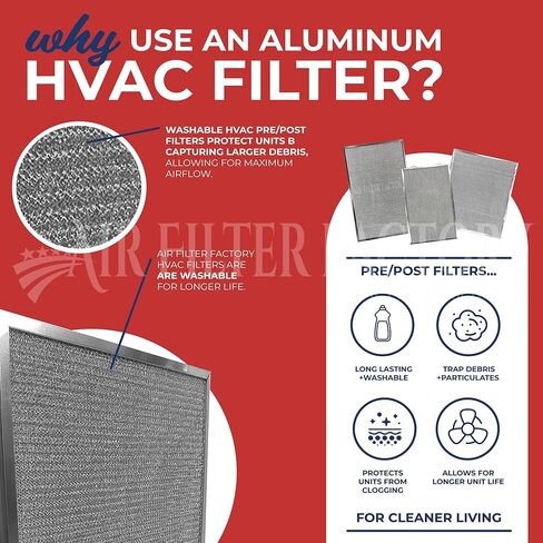 مصنع فلتر الهواء A-Coil Filter 921784، C8DAM01830U-B، 921788 بديل لشاشة مرشح شبكة الألومنيوم Nordyne HVAC 15 بوصة × 16.92 بوصة × 3/32 بوصة 2-Pack in Saudi Arabia