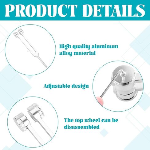 128hz Tuning Fork Medical,Aluminum Alloy Tuning Forks for Healing,Tuning Fork with Silicone Hammer,Tuning Fork 128hz for DNA Repair Healing,Sound Therapy,Tuning Forks Medical in Saudi Arabia