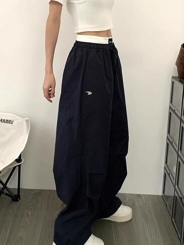 Women's Sweatpants High Waist Wide Leg Joggers with Drawstring Fall Lounge Pants Tapered Athletic Casual Pants in Saudi Arabia