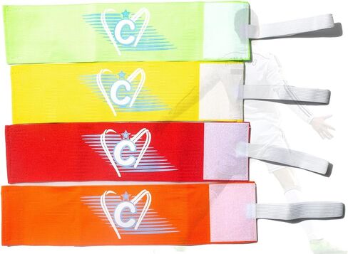 DQL Kids Soccer Captain Armband Youth Teen Team Sports Equipment, Teenager Captains arm Bands in Kuwait