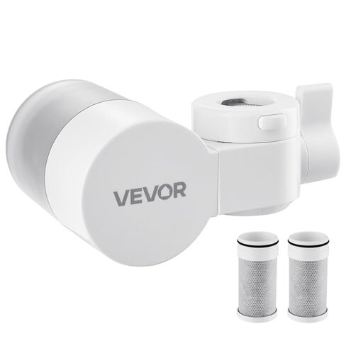VEVOR Water Filter for Sink Faucet, Faucet Mount Water Filtration, 5-Stages Filter Reduce 97% Lead, 95% Chlorine, Rust, Skincare Tap Water Purifier for Kitchen Bathroom,1 Filter, Grey in Saudi Arabia