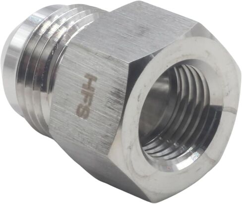HFS(R) Female JIC 3/8" to Male JIC 1/2" Reducer Adapter Stainless Steel 304 (FJIC 3/8" x MJIC 1/2") in Saudi Arabia