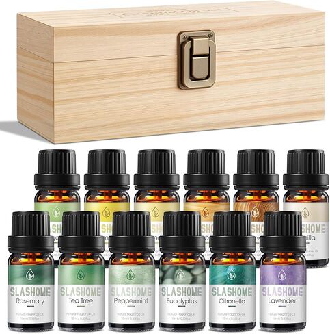 Christmas Essential Oils Set | 8 Pcs Xmas Essential Oils for Diffusers for Home, Fragrance Oil for Candle, Aromatherapy Gift Set for Women & Men in Saudi Arabia