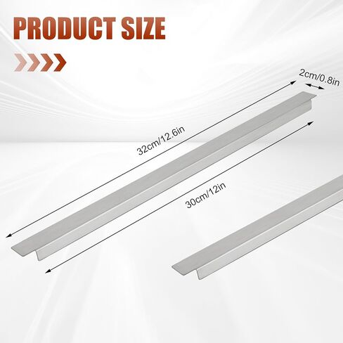 8 Pack Steam Table Dividers, 12 Inch Stainless Steel Divider Bar, Metal Adaptor Bar Buffet Adapter Bar Cooler Divider for Hotel Restaurant Kitchen Catering Home Commercial Food Service Accessories in Saudi Arabia