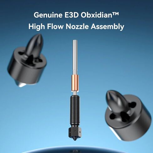 فوهة Creality E3D K2/ K2 Pro/ K2 Plus، مجموعة فوهة E3D Obxidian™ عالية التدفق الأصلية، فوهات Creality Hi Combo Extruder Hotend، تدعم طباعة 600 مم/ثانية (0.4 مم) in Saudi Arabia