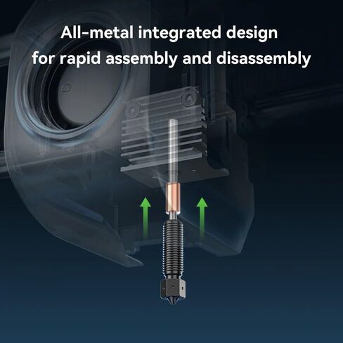 فوهة Creality E3D K2/ K2 Pro/ K2 Plus، مجموعة فوهة E3D Obxidian™ عالية التدفق الأصلية، فوهات Creality Hi Combo Extruder Hotend، تدعم طباعة 600 مم/ثانية (0.4 مم) in Saudi Arabia