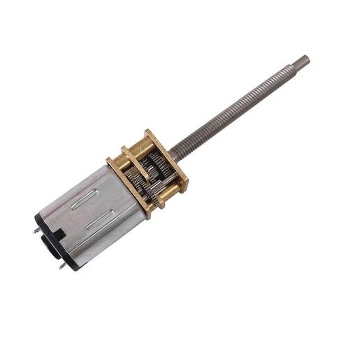 محرك تخفيض التيار المستمر GA12-N20 M3 * 34 برغي عمود ملولب ممتد منخفض السرعة صغير 3V6V12V (12 فولت، 500) in Saudi Arabia