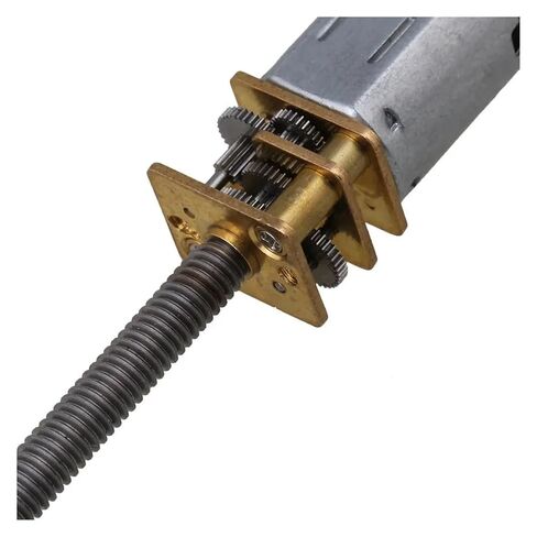 محرك M4 * 55 خيط N20 ذهبي وفضي تيار مستمر 6 فولت 1000 دورة في الدقيقة M455-N20 معدات تخفيض المعادن الصغيرة in Saudi Arabia