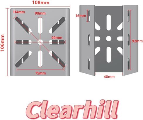 Stainless Steel Pole Mount Bracket for Security Cameras, Vertical CCTV Camera Corner Bracket with Adjustable Straps (1) in Saudi Arabia