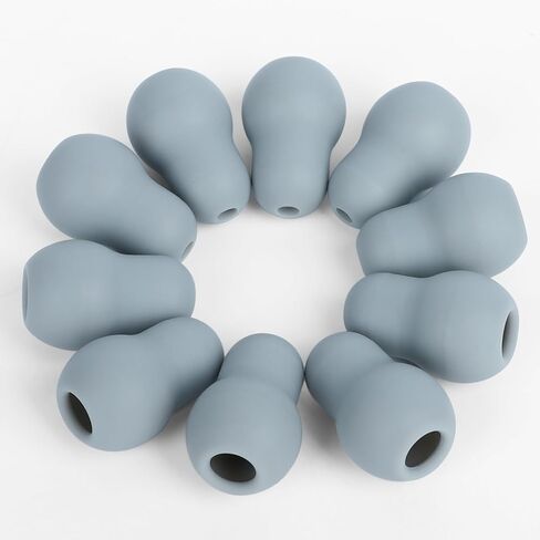 Silicone Stethoscope Ear Tips, Gray, 10 Pcs, Universal Replacement Earpieces, 0.79×0.51 Inch in Saudi Arabia
