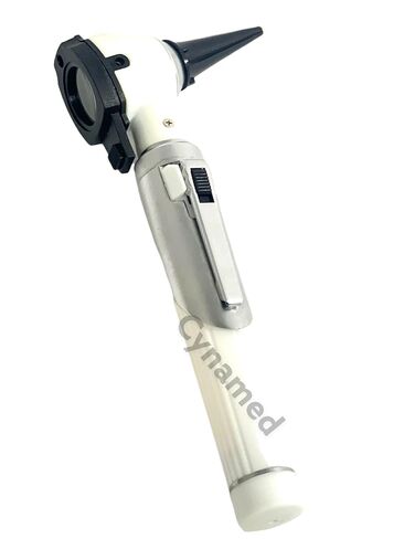Mini Fiber Optic Otoscope White (Pocket Size) Ent Diagnostic Set with 1 Replacement Bulb in Saudi Arabia