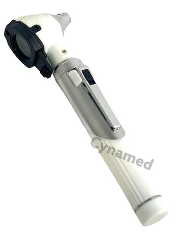 Mini Fiber Optic Otoscope White (Pocket Size) Ent Diagnostic Set with 1 Replacement Bulb in Saudi Arabia
