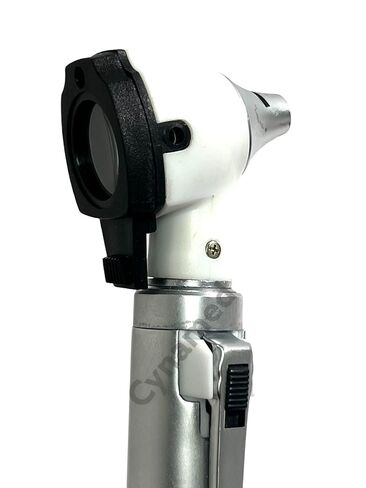 Mini Fiber Optic Otoscope White (Pocket Size) Ent Diagnostic Set with 1 Replacement Bulb in Saudi Arabia