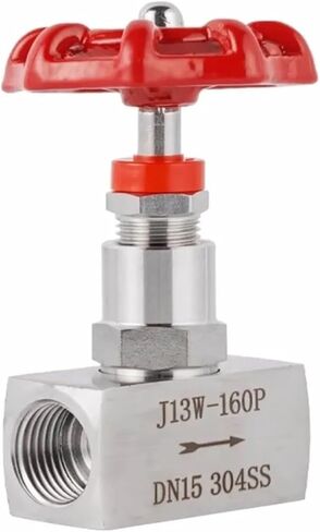 Needle Globe Valve J13-160P 1/4" 3/8" 1/2" 3/4" 1" Stainless Steel Internal Thread Needle Valve(3/8") in Saudi Arabia