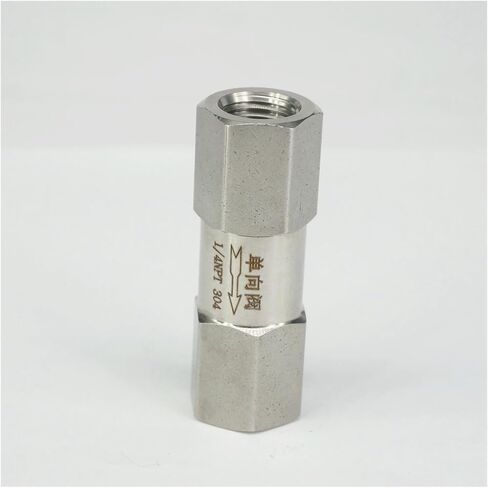 1/4 "NPT خيط داخلي 304 صمام فحص من الفولاذ المقاوم للصدأ صمام فحص زيت الماء والغاز 64 بار in Saudi Arabia