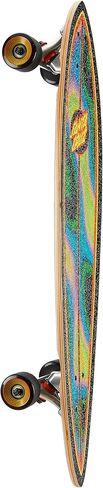 Santa Cruz Oval Flame Lava Dot 9.20in x 33in Pintail Skateboard Cruzer in Saudi Arabia