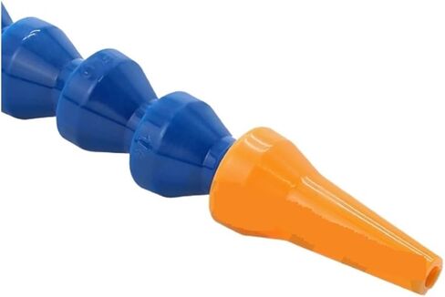 Flexible Oil Coolant Hose 1PC 1/4" Plastic 2 Points Flexible Water Oil Coolant Pipe Hose(Nozzle-2366,600MM-WITHOUT SWITCH) in Kuwait