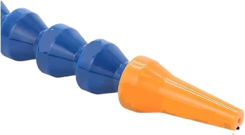 Flexible Oil Coolant Hose 1PC 1/4" Plastic 2 Points Flexible Water Oil Coolant Pipe Hose(Nozzle-2366,600MM-WITHOUT SWITCH) in Kuwait