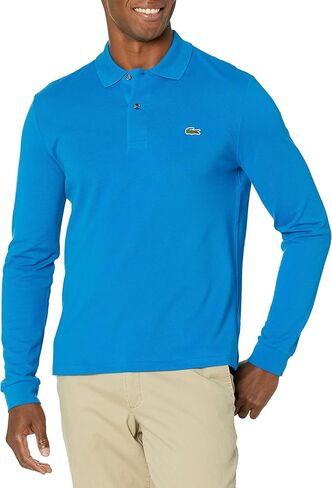 قميص بولو L.12.12 بأكمام طويلة للرجال من Lacoste، مقاس كلاسيكي، مقاس كبير in Kuwait