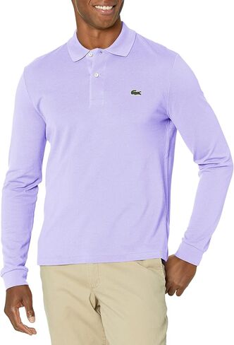 قميص بولو L.12.12 بأكمام طويلة للرجال من Lacoste، مقاس كلاسيكي، مقاس كبير in Kuwait