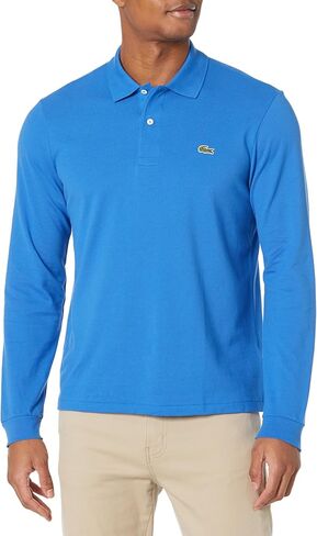 قميص بولو L.12.12 بأكمام طويلة للرجال من Lacoste، مقاس كلاسيكي، مقاس كبير in Kuwait