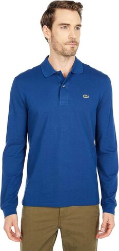 قميص بولو L.12.12 بأكمام طويلة للرجال من Lacoste، مقاس كلاسيكي، مقاس كبير in Kuwait