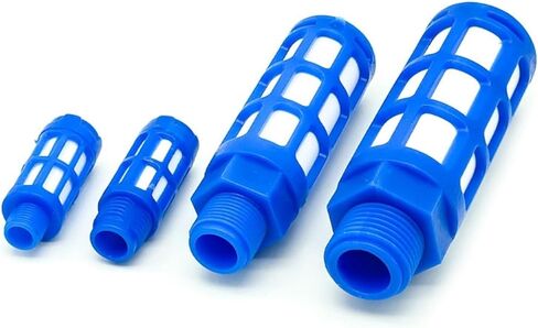 1 قطعة كاتم الصوت البلاستيك العادم الخمار هوائي 1/8 1/4 3/8 1/2 ذكر الموضوع امتصاص مرشح الضوضاء زلة قفل لمضخة التغشية (PSL-03) in Kuwait