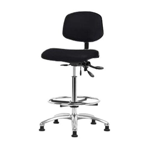 Thomas ECOM VMBCH-CR-T1-A0-NF-RG-c8569 كرسي فينيل متوسط ​​الارتفاع مع قاعدة من الكروم، قابل للإمالة وبدون حلقة للذراع/القدم، ينزلق in Saudi Arabia