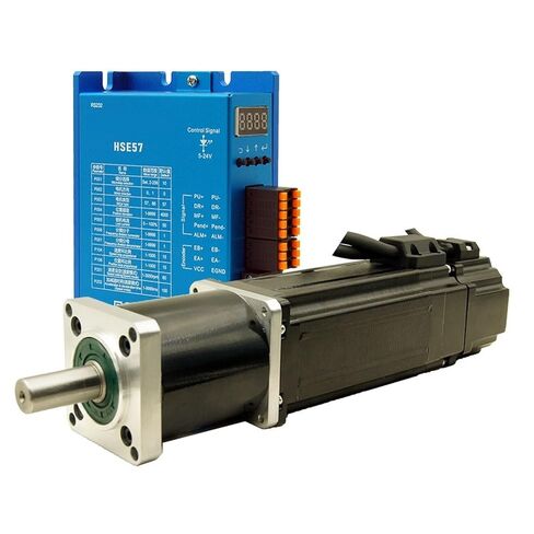 Nema23 Braked Planetary Geared 3.5N.m Closed Loop Stepper Motor 4A and Driver HSE57 Step with Encoder Reducer(Ratio 5 to 1) in Saudi Arabia