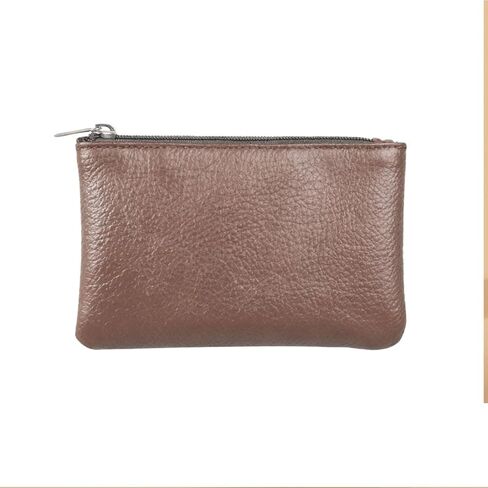 Coin Purse for Women,Leather Change Purse key Pouch With Zipper For Men-Light Green in Saudi Arabia