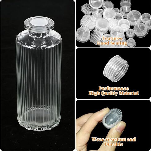 80Pcs Salt and Pepper Stoppers Plugs, Reusable Salt and Pepper Plugs for Bottom, Salt and Pepper Shaker Plugs for Flower Pots,Bottles,Pipes etc, Easy Installation, 9/11/13/15/17/19/21/24 mm in Saudi Arabia