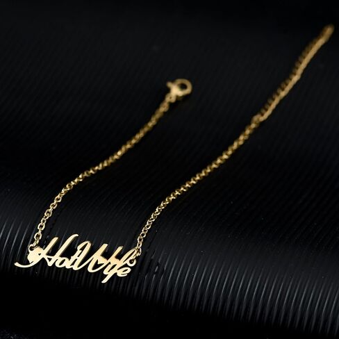HotWife Anklet with Hearts – Gold Plated or Silver Colored Stainless Steel Hot Wife Anklet in Saudi Arabia