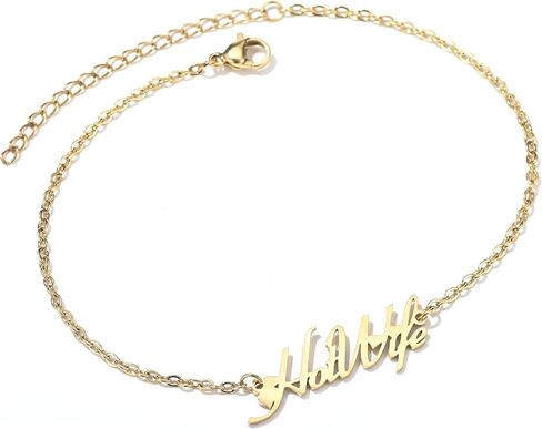 HotWife Anklet with Hearts – Gold Plated or Silver Colored Stainless Steel Hot Wife Anklet in Saudi Arabia