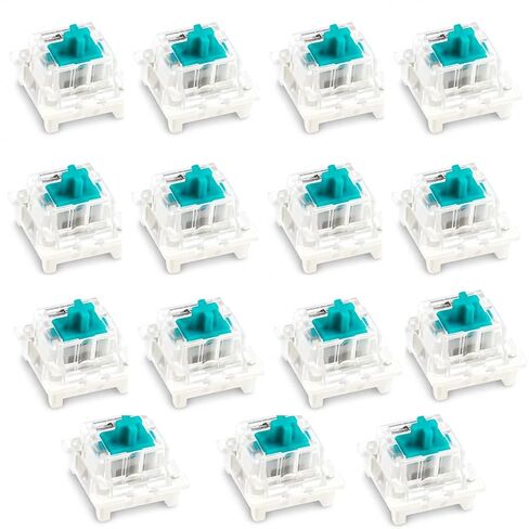 48pcs Outemu Green Mechanical Keyboard Replacement Switches, 3 PIN Heavy Clicky, 80gf Accurate Typing, LED Keyboard, Gaming Keyboard/3D Prints (Heavy Green) in Saudi Arabia