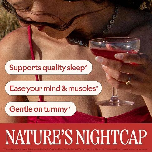 ملعقة خشبية خليط مشروب مسحوق جليسينات المغنيسيوم السحري بالأعشاب (تارت الكرز) | 300 ملغ من المغنيسيوم، 0.5 ملغ من الميلاتونين النباتي | مكمل ليلي مهدئ | مسحوق دعم النوم من إيزي ميكس، نباتي | 3.7 أوقية in Kuwait