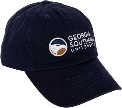 Desert Cactus Georgia Southern University Baseball Hat GSU Eagles Brimmed Embroidered Cap Adjustable Cloth Strap Adult (Style B) Blue in Saudi Arabia