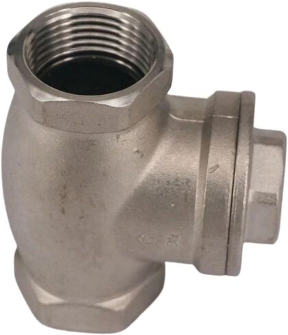 DN25 1 "أنثى الموضوع 304 الفولاذ المقاوم للصدأ صمام فحص التأرجح طريقة واحدة صمام الاختيار 229 PSI in Saudi Arabia