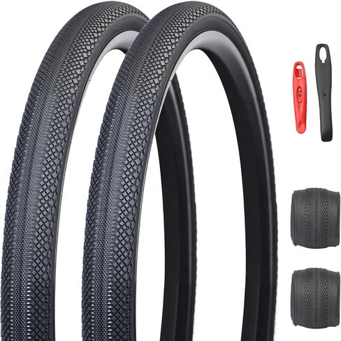 2 Pack 700x40c Gravel Bike Tires with Tube/no Tube – Foldable 40-622 ETRTO,40 TPI，Compatible with Gravel/MTB/Hybrid/Electric Bike Tires 700x38C 700x39C 700x40C 700x41C 700x42C Bicycle Tires in Saudi Arabia