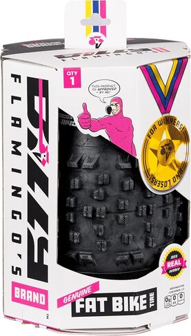 إطار دراجة BILLY FLAMINGO'S BRAND Lil' Swamp Donkey Fat Bike، 27.5 × 4.0، جاهز بدون أنبوب، 120 TPI للدراجات الدهنية in Saudi Arabia