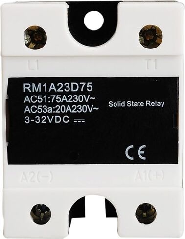 RM1A23D75 2SCR SMD AC مرحل الحالة الصلبة 75A 220V، الإخراج: 24-280VAC الإدخال: 3.3V 5V 12V 24V SSR لوحة توزيع الجهد التتابع in Saudi Arabia