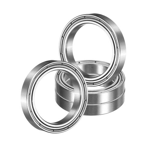 uxcell 4 Pack 6703ZZ Deep Groove Ball Bearings, 17 x 23 x 4mm Chrome Steel Double Shield Bearing for Electric Motor, Home Appliances, Industrial Machinery, (ABEC5) in Saudi Arabia