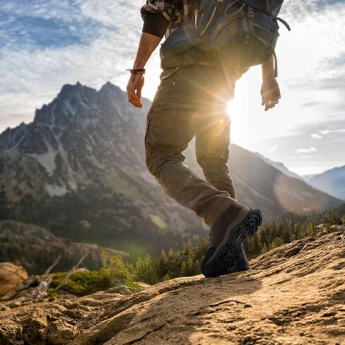 Hunting Boots for Men, Leather with EVA Midsole, Insulated Waterproof Hiking Next Camo G2 Outdoor Boots, Lightweight and Breathable Shoes for Outdoor Activities (Size, 7-14) in Saudi Arabia