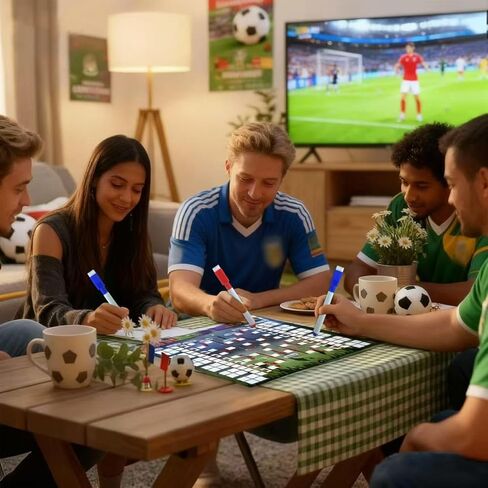 World Cup Schedule Poster 2026 World Cup Merchandise, Final Round 48-team, Football Tournament Schedule and Team Info Chart Poster Gifts for Soccer Fans,Waterproof Erasable (Inches, 23.6, Inches, 15.3) in Saudi Arabia