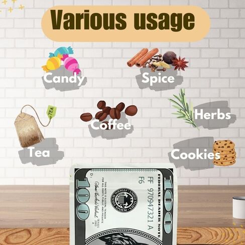100 Pack Storage Bags Stand Up Packaging Resealable Snack Candy Baggies in Saudi Arabia
